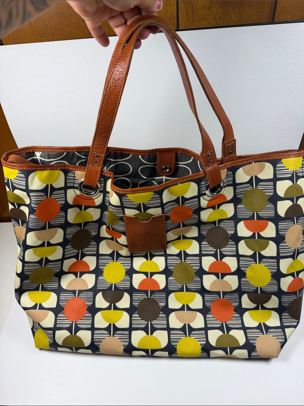 Orla Kiely tote/shoulder bag